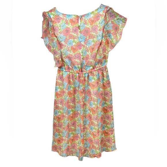 Disorderly Kids Other - Colorful Floral Kids Dress
